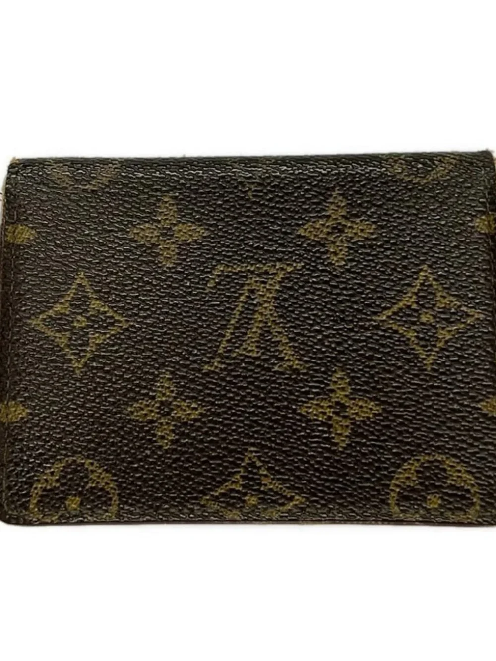 LOUIS VUITTON Porte 2 Cartes Vertical M60533 Monogram CA0954 Pass Holder